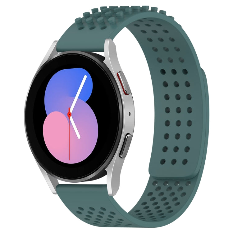 Dây đồng hồ silicone thoáng khí 3D chấm lỗ 20mm, dành cho Samsung Galaxy Watch 5 44mm, dành cho Samsung Galaxy Watch 5 Pro 45mm, dành cho Samsung Galaxy Watch 5 40mm