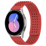 Dây đồng hồ silicone thoáng khí 3D chấm lỗ 20mm, dành cho Samsung Galaxy Watch 5 44mm, dành cho Samsung Galaxy Watch 5 Pro 45mm, dành cho Samsung Galaxy Watch 5 40mm