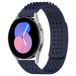 Dây đồng hồ silicone thoáng khí 3D chấm lỗ 20mm, dành cho Samsung Galaxy Watch 5 44mm, dành cho Samsung Galaxy Watch 5 Pro 45mm, dành cho Samsung Galaxy Watch 5 40mm