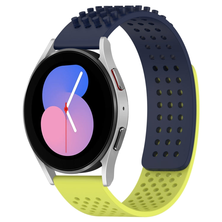 Dây đồng hồ silicone thoáng khí 3D chấm lỗ 20mm, dành cho Samsung Galaxy Watch 5 44mm, dành cho Samsung Galaxy Watch 5 Pro 45mm, dành cho Samsung Galaxy Watch 5 40mm