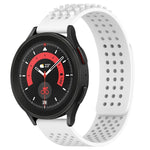 Dây đồng hồ silicone thoáng khí 3D chấm lỗ 20mm, dành cho Samsung Galaxy Watch 5 44mm, dành cho Samsung Galaxy Watch 5 Pro 45mm, dành cho Samsung Galaxy Watch 5 40mm