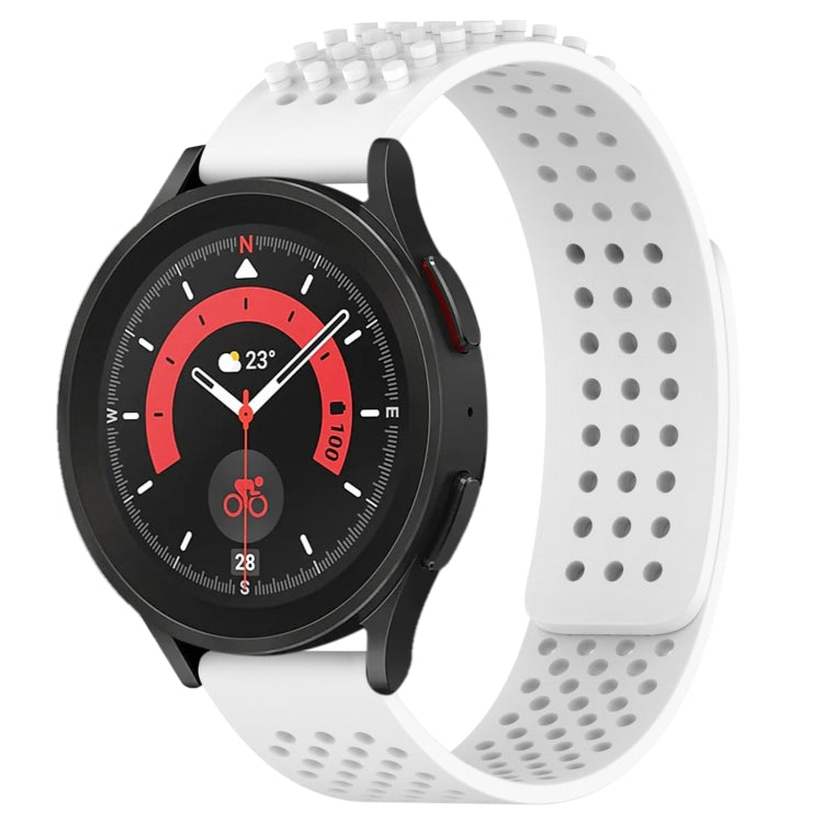 Dây đồng hồ silicone thoáng khí 3D chấm lỗ 20mm, dành cho Samsung Galaxy Watch 5 44mm, dành cho Samsung Galaxy Watch 5 Pro 45mm, dành cho Samsung Galaxy Watch 5 40mm