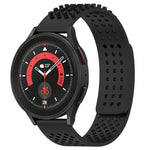 Dây đồng hồ silicone thoáng khí 3D chấm lỗ 20mm, dành cho Samsung Galaxy Watch 5 44mm, dành cho Samsung Galaxy Watch 5 Pro 45mm, dành cho Samsung Galaxy Watch 5 40mm