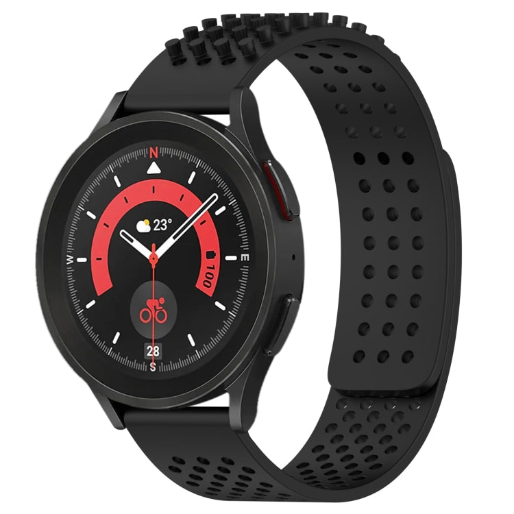Dây đồng hồ silicone thoáng khí 3D chấm lỗ 20mm, dành cho Samsung Galaxy Watch 5 44mm, dành cho Samsung Galaxy Watch 5 Pro 45mm, dành cho Samsung Galaxy Watch 5 40mm