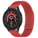 Dây đồng hồ silicone thoáng khí 3D chấm lỗ 20mm, dành cho Samsung Galaxy Watch 5 44mm, dành cho Samsung Galaxy Watch 5 Pro 45mm, dành cho Samsung Galaxy Watch 5 40mm