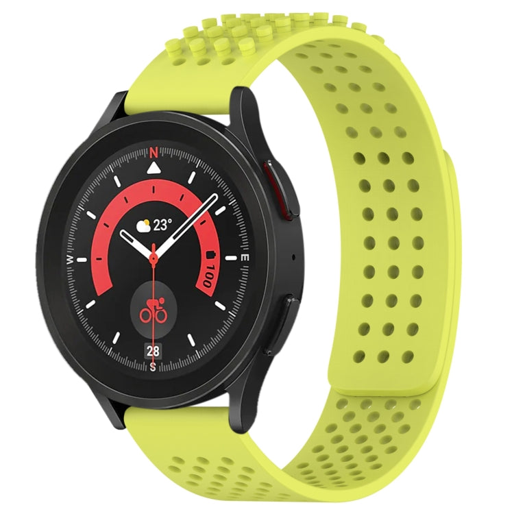 Dây đồng hồ silicone thoáng khí 3D chấm lỗ 20mm, dành cho Samsung Galaxy Watch 5 44mm, dành cho Samsung Galaxy Watch 5 Pro 45mm, dành cho Samsung Galaxy Watch 5 40mm