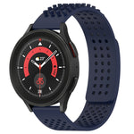 Dây đồng hồ silicone thoáng khí 3D chấm lỗ 20mm, dành cho Samsung Galaxy Watch 5 44mm, dành cho Samsung Galaxy Watch 5 Pro 45mm, dành cho Samsung Galaxy Watch 5 40mm