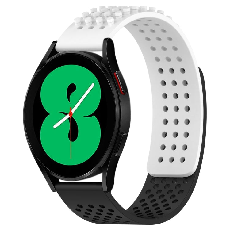 Dây đồng hồ silicone thoáng khí 3D chấm lỗ 20mm, dành cho Samsung Galaxy Watch 4 44mm, dành cho Samsung Galaxy Watch 4 40mm, dành cho Samsung Galaxy Watch 4 Classic 46mm