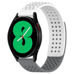 Dây đồng hồ silicone thoáng khí 3D chấm lỗ 20mm, dành cho Samsung Galaxy Watch 4 44mm, dành cho Samsung Galaxy Watch 4 40mm, dành cho Samsung Galaxy Watch 4 Classic 46mm