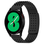 Dây đồng hồ silicone thoáng khí 3D chấm lỗ 20mm, dành cho Samsung Galaxy Watch 4 44mm, dành cho Samsung Galaxy Watch 4 40mm, dành cho Samsung Galaxy Watch 4 Classic 46mm