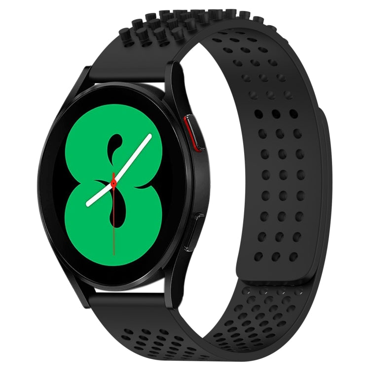 Dây đồng hồ silicone thoáng khí 3D chấm lỗ 20mm, dành cho Samsung Galaxy Watch 4 44mm, dành cho Samsung Galaxy Watch 4 40mm, dành cho Samsung Galaxy Watch 4 Classic 46mm