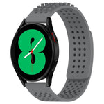 Dây đồng hồ silicone thoáng khí 3D chấm lỗ 20mm, dành cho Samsung Galaxy Watch 4 44mm, dành cho Samsung Galaxy Watch 4 40mm, dành cho Samsung Galaxy Watch 4 Classic 46mm