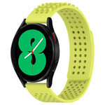 Dây đồng hồ silicone thoáng khí 3D chấm lỗ 20mm, dành cho Samsung Galaxy Watch 4 44mm, dành cho Samsung Galaxy Watch 4 40mm, dành cho Samsung Galaxy Watch 4 Classic 46mm