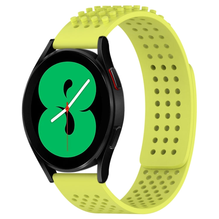 Dây đồng hồ silicone thoáng khí 3D chấm lỗ 20mm, dành cho Samsung Galaxy Watch 4 44mm, dành cho Samsung Galaxy Watch 4 40mm, dành cho Samsung Galaxy Watch 4 Classic 46mm
