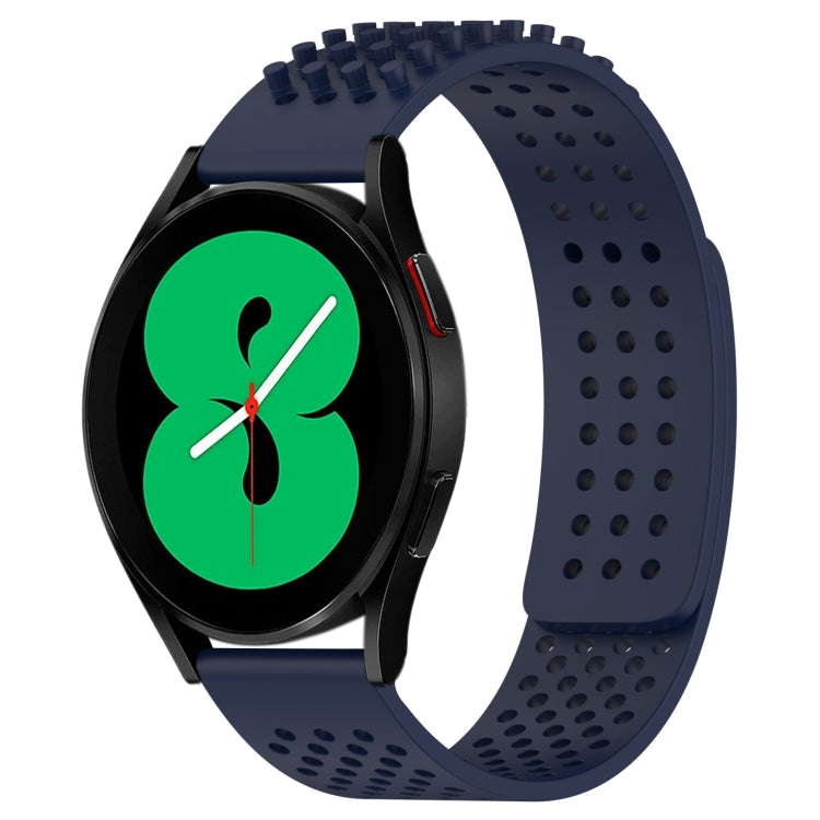 Dây đồng hồ silicone thoáng khí 3D chấm lỗ 20mm, dành cho Samsung Galaxy Watch 4 44mm, dành cho Samsung Galaxy Watch 4 40mm, dành cho Samsung Galaxy Watch 4 Classic 46mm