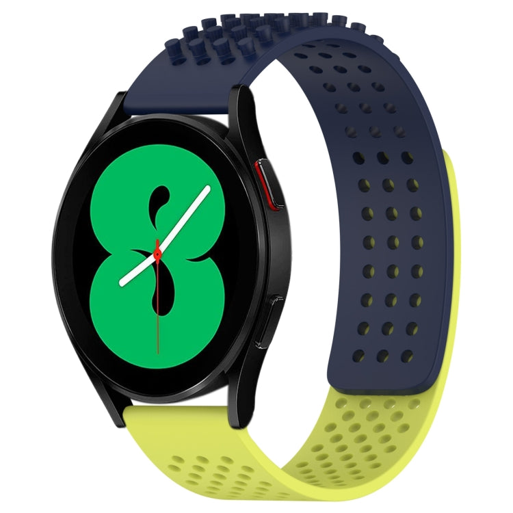 Dây đồng hồ silicone thoáng khí 3D chấm lỗ 20mm, dành cho Samsung Galaxy Watch 4 44mm, dành cho Samsung Galaxy Watch 4 40mm, dành cho Samsung Galaxy Watch 4 Classic 46mm