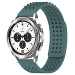 Dây đồng hồ silicone thoáng khí 3D chấm lỗ 20mm, cho Samsung Galaxy Watch 4 Classic 42mm, cho Samsung Galaxy Watch Active 2 44mm, cho Samsung Galaxy Watch Active 2 40mm