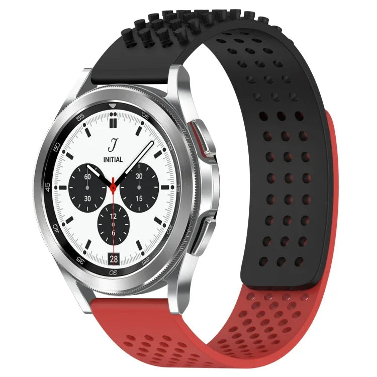 Dây đồng hồ silicone thoáng khí 3D chấm lỗ 20mm, cho Samsung Galaxy Watch 4 Classic 42mm, cho Samsung Galaxy Watch Active 2 44mm, cho Samsung Galaxy Watch Active 2 40mm