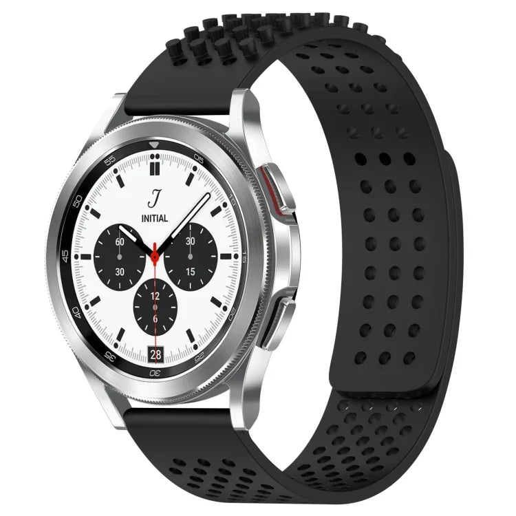 Dây đồng hồ silicone thoáng khí 3D chấm lỗ 20mm, cho Samsung Galaxy Watch 4 Classic 42mm, cho Samsung Galaxy Watch Active 2 44mm, cho Samsung Galaxy Watch Active 2 40mm