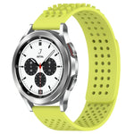 Dây đồng hồ silicone thoáng khí 3D chấm lỗ 20mm, cho Samsung Galaxy Watch 4 Classic 42mm, cho Samsung Galaxy Watch Active 2 44mm, cho Samsung Galaxy Watch Active 2 40mm