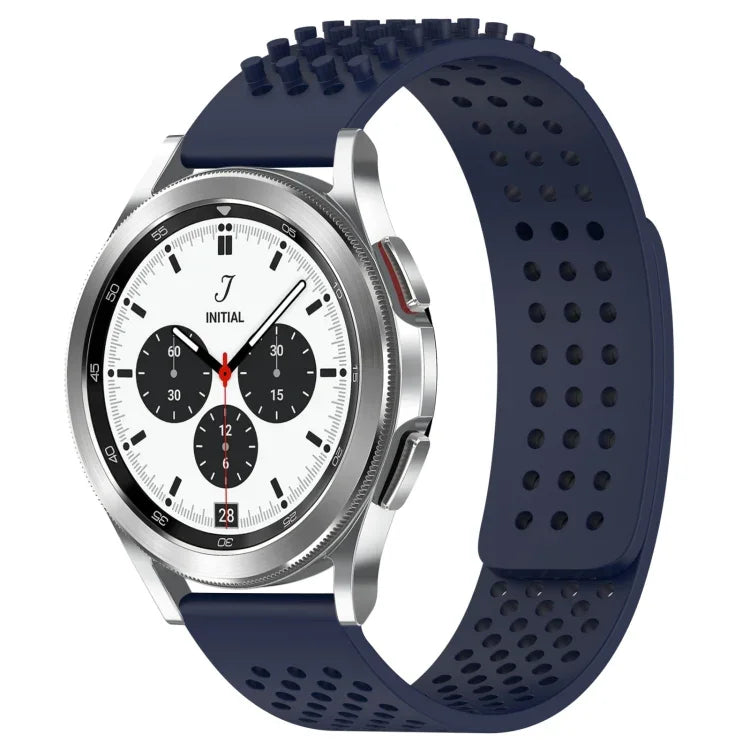 Dây đồng hồ silicone thoáng khí 3D chấm lỗ 20mm, cho Samsung Galaxy Watch 4 Classic 42mm, cho Samsung Galaxy Watch Active 2 44mm, cho Samsung Galaxy Watch Active 2 40mm