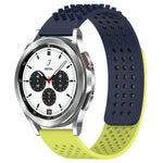 Dây đồng hồ silicone thoáng khí 3D chấm lỗ 20mm, cho Samsung Galaxy Watch 4 Classic 42mm, cho Samsung Galaxy Watch Active 2 44mm, cho Samsung Galaxy Watch Active 2 40mm