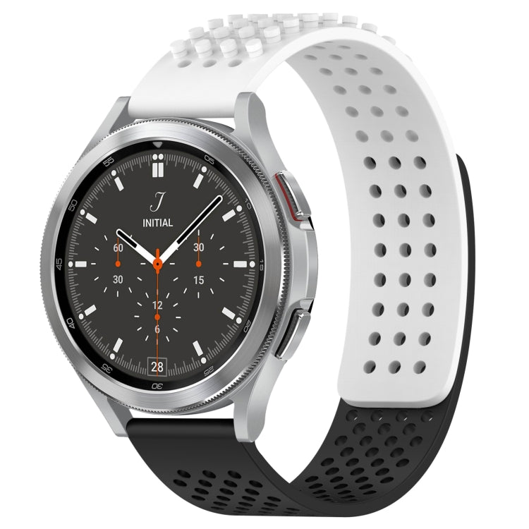 Dây đồng hồ silicone thoáng khí 3D chấm lỗ 20mm, dành cho Samsung Galaxy Watch 4 44mm, dành cho Samsung Galaxy Watch 4 40mm, dành cho Samsung Galaxy Watch 4 Classic 46mm