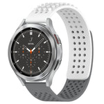 Dây đồng hồ silicone thoáng khí 3D chấm lỗ 20mm, dành cho Samsung Galaxy Watch 4 44mm, dành cho Samsung Galaxy Watch 4 40mm, dành cho Samsung Galaxy Watch 4 Classic 46mm