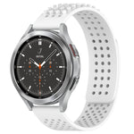 Dây đồng hồ silicone thoáng khí 3D chấm lỗ 20mm, dành cho Samsung Galaxy Watch 4 44mm, dành cho Samsung Galaxy Watch 4 40mm, dành cho Samsung Galaxy Watch 4 Classic 46mm