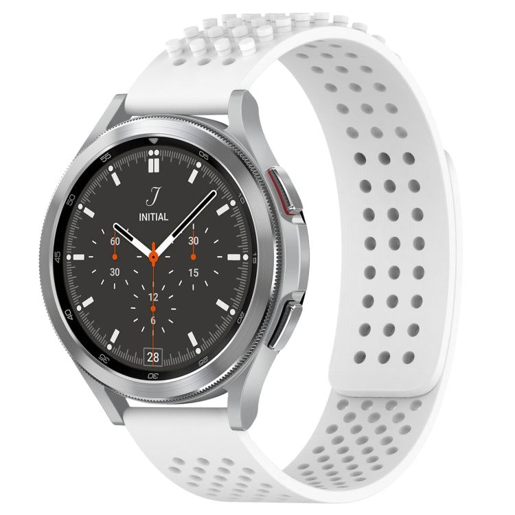 Dây đồng hồ silicone thoáng khí 3D chấm lỗ 20mm, dành cho Samsung Galaxy Watch 4 44mm, dành cho Samsung Galaxy Watch 4 40mm, dành cho Samsung Galaxy Watch 4 Classic 46mm