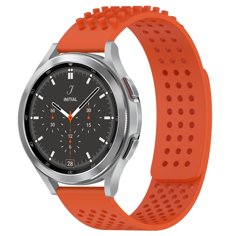 Dây đồng hồ silicone thoáng khí 3D chấm lỗ 20mm, dành cho Samsung Galaxy Watch 4 44mm, dành cho Samsung Galaxy Watch 4 40mm, dành cho Samsung Galaxy Watch 4 Classic 46mm