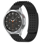 Dây đồng hồ silicone thoáng khí 3D chấm lỗ 20mm, dành cho Samsung Galaxy Watch 4 44mm, dành cho Samsung Galaxy Watch 4 40mm, dành cho Samsung Galaxy Watch 4 Classic 46mm