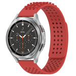 Dây đồng hồ silicone thoáng khí 3D chấm lỗ 20mm, dành cho Samsung Galaxy Watch 4 44mm, dành cho Samsung Galaxy Watch 4 40mm, dành cho Samsung Galaxy Watch 4 Classic 46mm