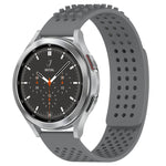 Dây đồng hồ silicone thoáng khí 3D chấm lỗ 20mm, dành cho Samsung Galaxy Watch 4 44mm, dành cho Samsung Galaxy Watch 4 40mm, dành cho Samsung Galaxy Watch 4 Classic 46mm
