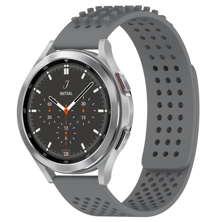 Dây đồng hồ silicone thoáng khí 3D chấm lỗ 20mm, dành cho Samsung Galaxy Watch 4 44mm, dành cho Samsung Galaxy Watch 4 40mm, dành cho Samsung Galaxy Watch 4 Classic 46mm
