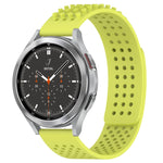 Dây đồng hồ silicone thoáng khí 3D chấm lỗ 20mm, dành cho Samsung Galaxy Watch 4 44mm, dành cho Samsung Galaxy Watch 4 40mm, dành cho Samsung Galaxy Watch 4 Classic 46mm