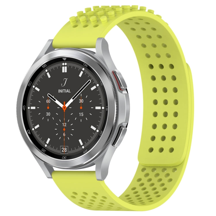 Dây đồng hồ silicone thoáng khí 3D chấm lỗ 20mm, dành cho Samsung Galaxy Watch 4 44mm, dành cho Samsung Galaxy Watch 4 40mm, dành cho Samsung Galaxy Watch 4 Classic 46mm