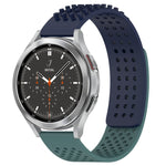 Dây đồng hồ silicone thoáng khí 3D chấm lỗ 20mm, dành cho Samsung Galaxy Watch 4 44mm, dành cho Samsung Galaxy Watch 4 40mm, dành cho Samsung Galaxy Watch 4 Classic 46mm