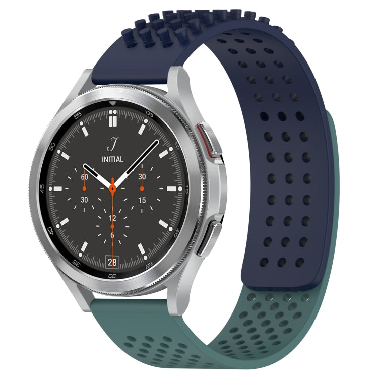 Dây đồng hồ silicone thoáng khí 3D chấm lỗ 20mm, dành cho Samsung Galaxy Watch 4 44mm, dành cho Samsung Galaxy Watch 4 40mm, dành cho Samsung Galaxy Watch 4 Classic 46mm