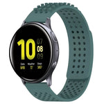 Dây đồng hồ silicone thoáng khí 3D chấm lỗ 20mm, cho Samsung Galaxy Watch 4 Classic 42mm, cho Samsung Galaxy Watch Active 2 44mm, cho Samsung Galaxy Watch Active 2 40mm