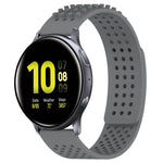 Dây đồng hồ silicone thoáng khí 3D chấm lỗ 20mm, cho Samsung Galaxy Watch 4 Classic 42mm, cho Samsung Galaxy Watch Active 2 44mm, cho Samsung Galaxy Watch Active 2 40mm