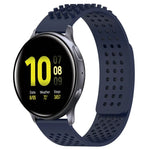 Dây đồng hồ silicone thoáng khí 3D chấm lỗ 20mm, cho Samsung Galaxy Watch 4 Classic 42mm, cho Samsung Galaxy Watch Active 2 44mm, cho Samsung Galaxy Watch Active 2 40mm