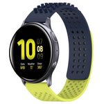 Dây đồng hồ silicone thoáng khí 3D chấm lỗ 20mm, cho Samsung Galaxy Watch 4 Classic 42mm, cho Samsung Galaxy Watch Active 2 44mm, cho Samsung Galaxy Watch Active 2 40mm