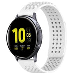 Dây đồng hồ silicone thoáng khí 3D chấm lỗ 20mm, cho Samsung Galaxy Watch 4 Classic 42mm, cho Samsung Galaxy Watch Active 2 44mm, cho Samsung Galaxy Watch Active 2 40mm