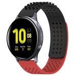 Dây đồng hồ silicone thoáng khí 3D chấm lỗ 20mm, cho Samsung Galaxy Watch 4 Classic 42mm, cho Samsung Galaxy Watch Active 2 44mm, cho Samsung Galaxy Watch Active 2 40mm