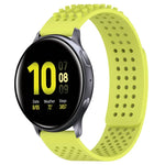 Dây đồng hồ silicone thoáng khí 3D chấm lỗ 20mm, cho Samsung Galaxy Watch 4 Classic 42mm, cho Samsung Galaxy Watch Active 2 44mm, cho Samsung Galaxy Watch Active 2 40mm
