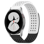 Dây đồng hồ silicone thoáng khí 3D chấm lỗ 20mm, dành cho Samsung Galaxy Watch 4 44mm, dành cho Samsung Galaxy Watch 4 40mm, dành cho Samsung Galaxy Watch 4 Classic 46mm
