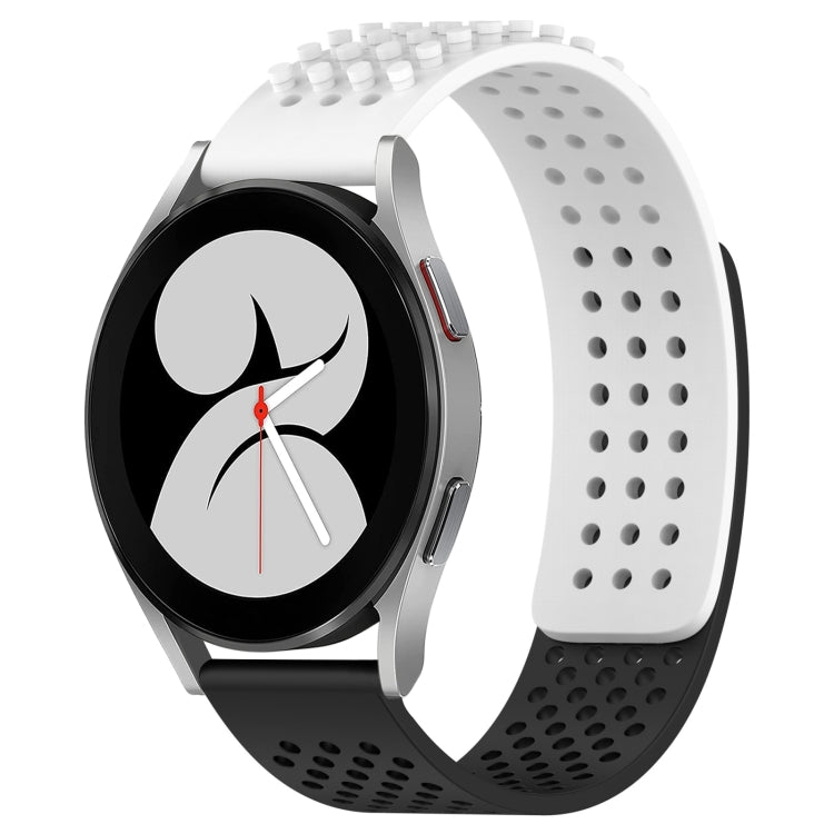Dây đồng hồ silicone thoáng khí 3D chấm lỗ 20mm, dành cho Samsung Galaxy Watch 4 44mm, dành cho Samsung Galaxy Watch 4 40mm, dành cho Samsung Galaxy Watch 4 Classic 46mm