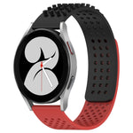 Dây đồng hồ silicone thoáng khí 3D chấm lỗ 20mm, dành cho Samsung Galaxy Watch 4 44mm, dành cho Samsung Galaxy Watch 4 40mm, dành cho Samsung Galaxy Watch 4 Classic 46mm