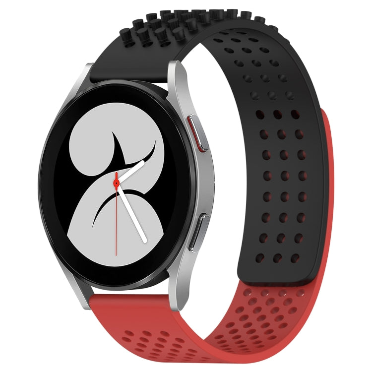 Dây đồng hồ silicone thoáng khí 3D chấm lỗ 20mm, dành cho Samsung Galaxy Watch 4 44mm, dành cho Samsung Galaxy Watch 4 40mm, dành cho Samsung Galaxy Watch 4 Classic 46mm